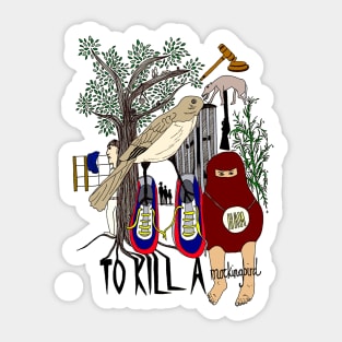 To Kill a Mockingbird (colour) Sticker